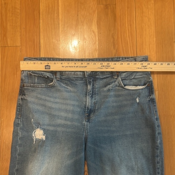 Old Navy women’s  distressed high rise O.G. Loose jeans size 18 . - Picture 2 of 8